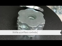 कंक्रीट प्लानिंग स्कारिफायर और मिलिंग मशीनों पर 6pt tct कार्बाइड कटर स्कारिफायर कटर